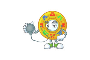 Download Chinese Circle Feng Shui Cartoon Style - Premium Resources