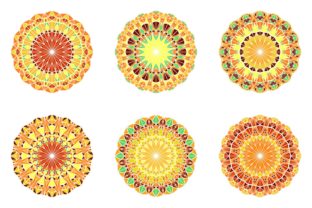Download 6 Mosaic Mandala Logo Templates - Mosaic mandala Collection