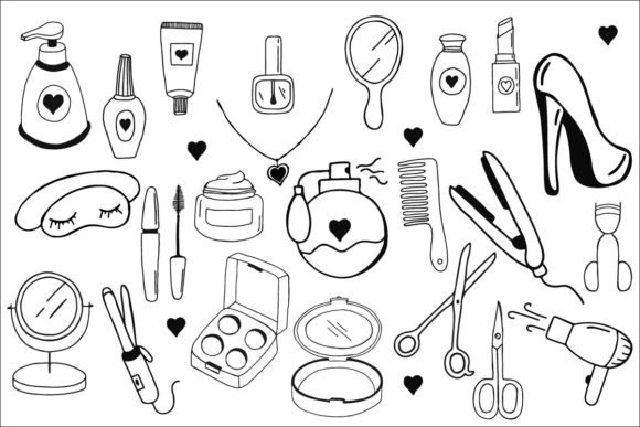 Download 23 Illustrations About Cosmetics - Cosmetics Collection